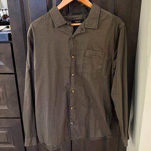 ROARK Men's Long Sleeve Button Up Shirt - Large